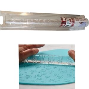 Cake Boss 13" Embossed Fondant Rolling Pin Flower And Dot Pattern